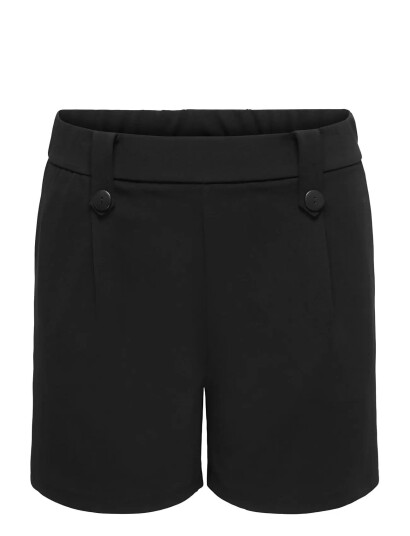 ONLY Carmakoma Carsania Button Shorts Jrs Pnt Black 54