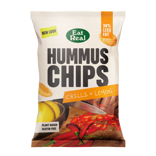 Eat Real hummuschips chili & sitron 110 g Eat Real hummuschips chili & sitron 110 g