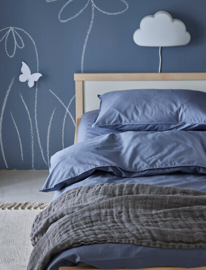 Himla Hannelin Baby Throw - Grey - 60X110CM Himla Hannelin Baby Throw - Grey - 60X110CM