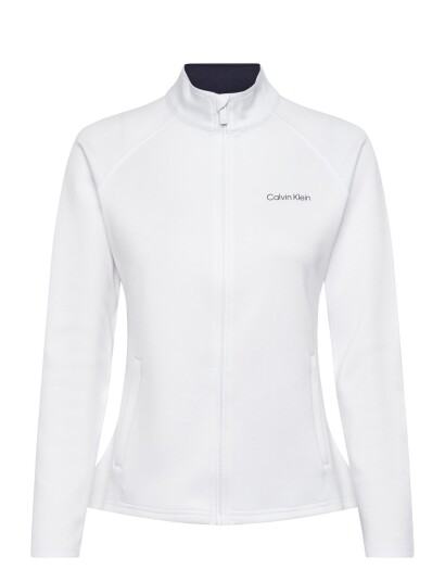 Calvin Klein Golf Blanco Full Zip Top White 10