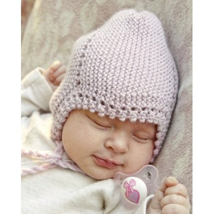 Lullaby by DROPS Design Baby Lue Strikkeoppskrift str 1 mdr 4 år