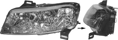 VAN WEZEL 1626961 Frontlykter