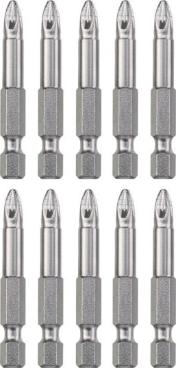 Kwb 121162, 10 Stykker, Pozidriv, Pz 2, 1/4, Stål, 50 Mm