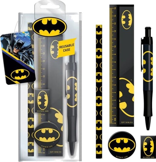 Batman DC Comic's Batman Skrivesaker 5-pk