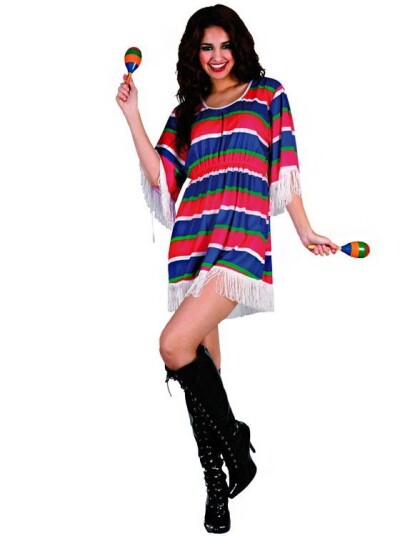 Joker Mexican Girl Kostyme Joker Mexican Girl Kostyme