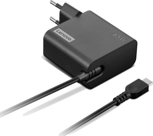 Lenovo - Usb-C-Strømadapter - Ac 100-240 V - 65 Watt - Europa - Svart
