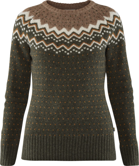 Fjellreven ÖVIK KNIT SWEATER W DEEP FOREST