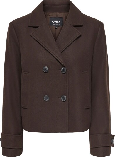 ONLY Onlfreja Short Db Jacket Otw Noos Brown S