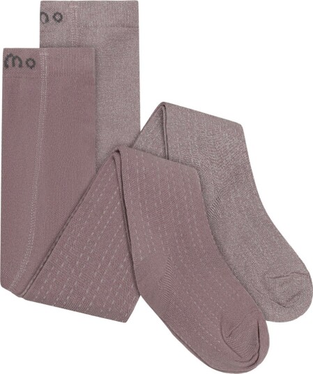 Minymo Stocking W.glitter (2 Pack) ELDERBERRY 56\62