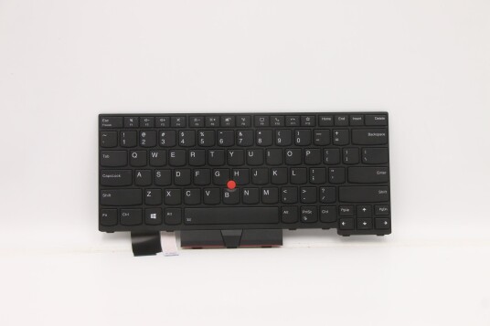 Lenovo Lite-On - erstatningstastatur for bærbar PC - Engelsk - svart