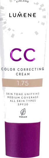 Lumene CC-krem 30ml SPF20 for alle hudtyper - #1.75