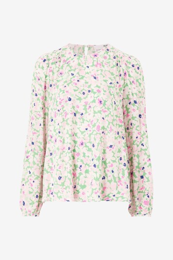 Selected FEMME - Bluse slfMalida LS Top B - Grønn