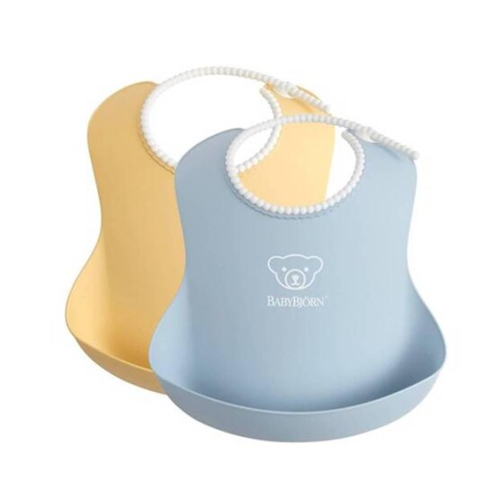 Babybjörn Smekke Soft 2pk Blek Gul Blå