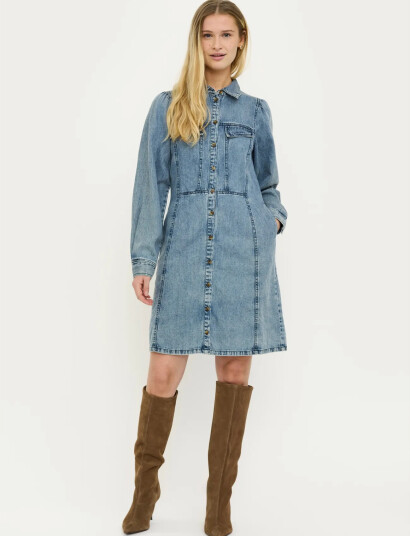Soft Rebels Srzora Dress   Blue   M