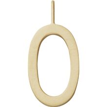 Design Letters Archetype Charm 16 mm Gold A-Z O