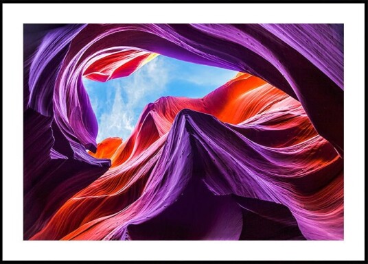 Magical Lower Antelope Canyon Plakat / 50x70cm