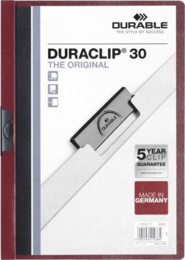 Durable Duraclip Rød 60 Ark A4 1 Stykker Tyskland