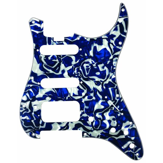 D'Andrea St-Style Hss Pickguard Blue Swirl Pearl D'Andrea St-Style Hss Pickguard Blue Swirl Pearl