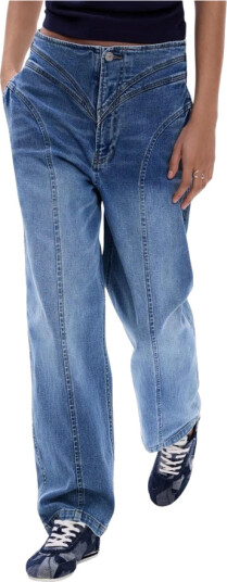 Desigual Dame Jeans Blå XS, Desigual Dame Jeans Blå XS,