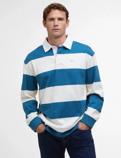 Barbour Barbour Broome Rugby Blue XXXL Barbour Barbour Broome Rugby Blue XXXL