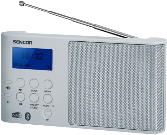 Sencor SED 7100W DAB+ Radio Hvit Sencor SED 7100W DAB+ Radio Hvit