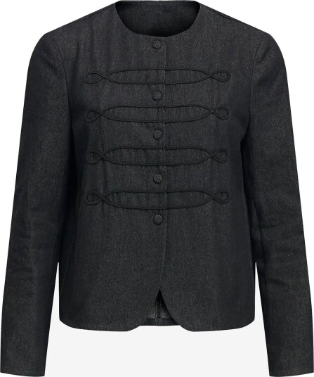 Object Objmarin Re L/S Jacket E Div   DARK GREY DENIM   38