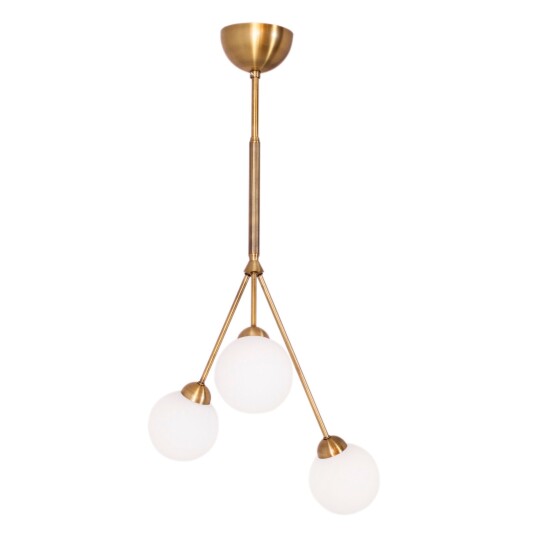 By Rydéns 3Some taklampe Antikguld Gul