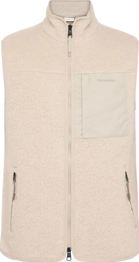 Knowledge Cotton Apparel Wool Fleece Vest ITEM COLOUR M