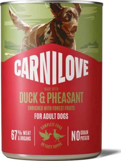 Carnilove Dog Paté Våtfôr And & Fasan 24x400g