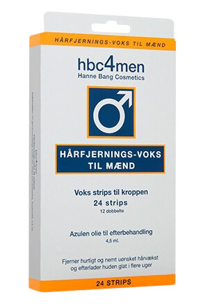 Hanne Bang Men Hårfjerningsvoks Til Mænd 24 stk. Hanne Bang Men Hårfjerningsvoks Til Mænd 24 stk.