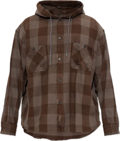 Diesel Herre Skjorter Brun S,