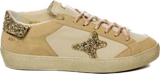 Ama Brand Dame Sko Beige 37 EU,