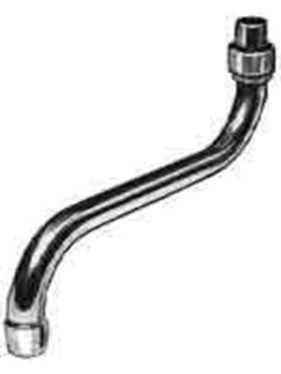 Frese S-tut 3/4" Krom 200mm til Vannførsel - Fleksibel Løsning til Badet