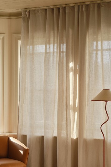 Jotex Gardin Linmiks 1lengde Ekstra Bred Linbeige LINA 205466104220
