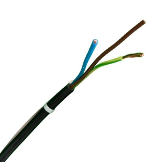 TFKable RV K 0,6/1kV 3G2,5mm2 Sort metervare 1 1000m TFKable RV K 0,6/1kV 3G2,5mm2 Sort metervare 1 1000m