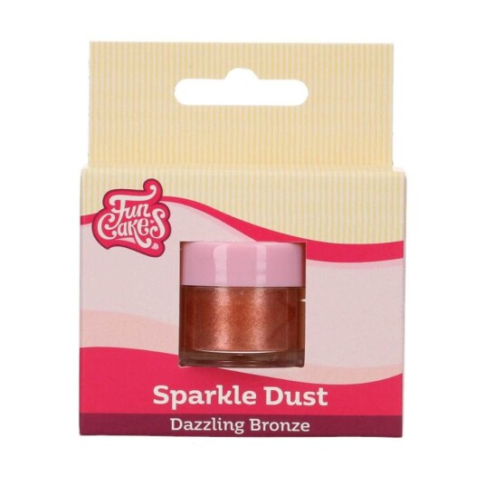 Funcakes Spiselig Glitter/shimmer Bronse 3,5g 