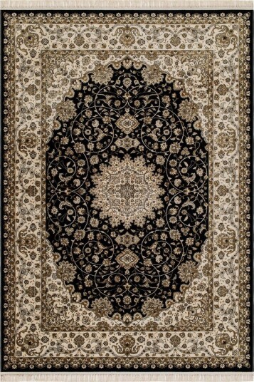 Teheran Wiltonmatte Rektangulær 160x230 cm - Svart