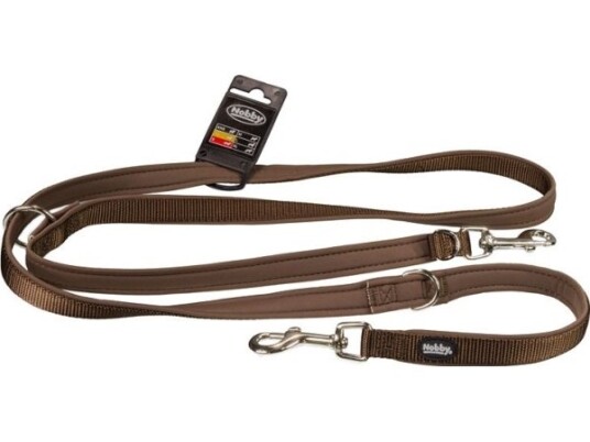 Nobby Classic Preno Smycz Regullowana S Brąz 200Cm 15 20Mm