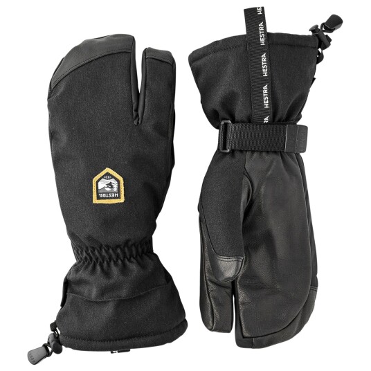 Hestra CZone Mountain 3 finger Skihansker Black 7