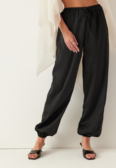 Bubbleroom Satin Balloon Trousers