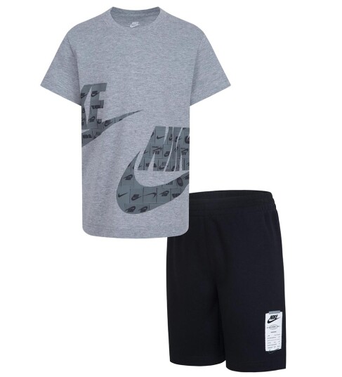 Nike Shorts Sett Shorts/T skjorte Svart/Grå 12 md Shorts 80