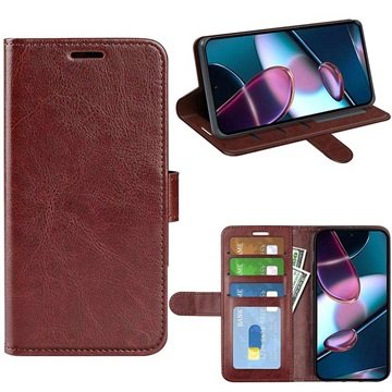 Motorola Edge 30 Lommebok-deksel med Magnetisk Lukning Brun