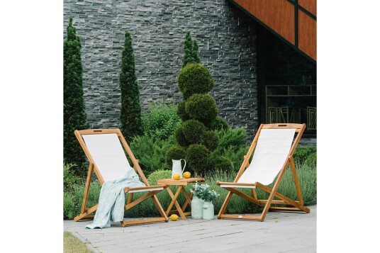 Solstol FINLAY 625x108xH105cm Akasie - Solstol FINLAY 625x108xH105cm Akasie -