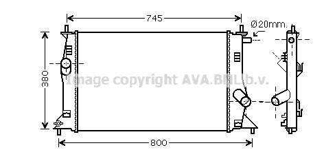 Radiator AVA Clever Choice MZ2183 Radiator AVA Clever Choice MZ2183