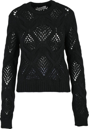 Sportmax Dame Strikkevarer Svart L,