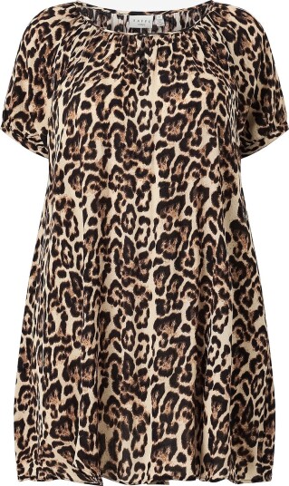 KAFFE Curve Tunika kcVilana Ami Tunic Natur