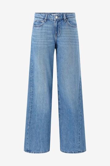 Gina Tricot   Jeans Low Wide   Blå