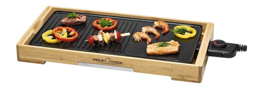 Proficook Pc-Tyg 1143 - Grill/Bakstehelle - Elektrisk - 1275 Kvadratcentimeter