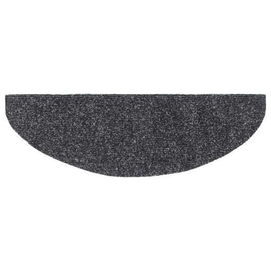 vidaXL Selvklebende trappematter 10 stk mørkegrå 65x21x4cm nålestempel vidaXL Selvklebende trappematter 10 stk mørkegrå 65x21x4cm nålestempel