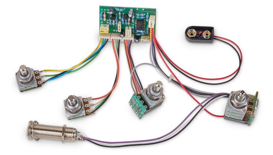 Mec 60073 - Active Eq2 Electronics For Active Pickups